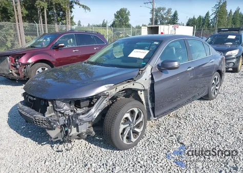 2016 Honda Accord Ex-L from USA, damaged, VIN 1HGCR2F88GA207236